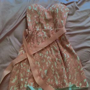 Pretty pink cocktail dress